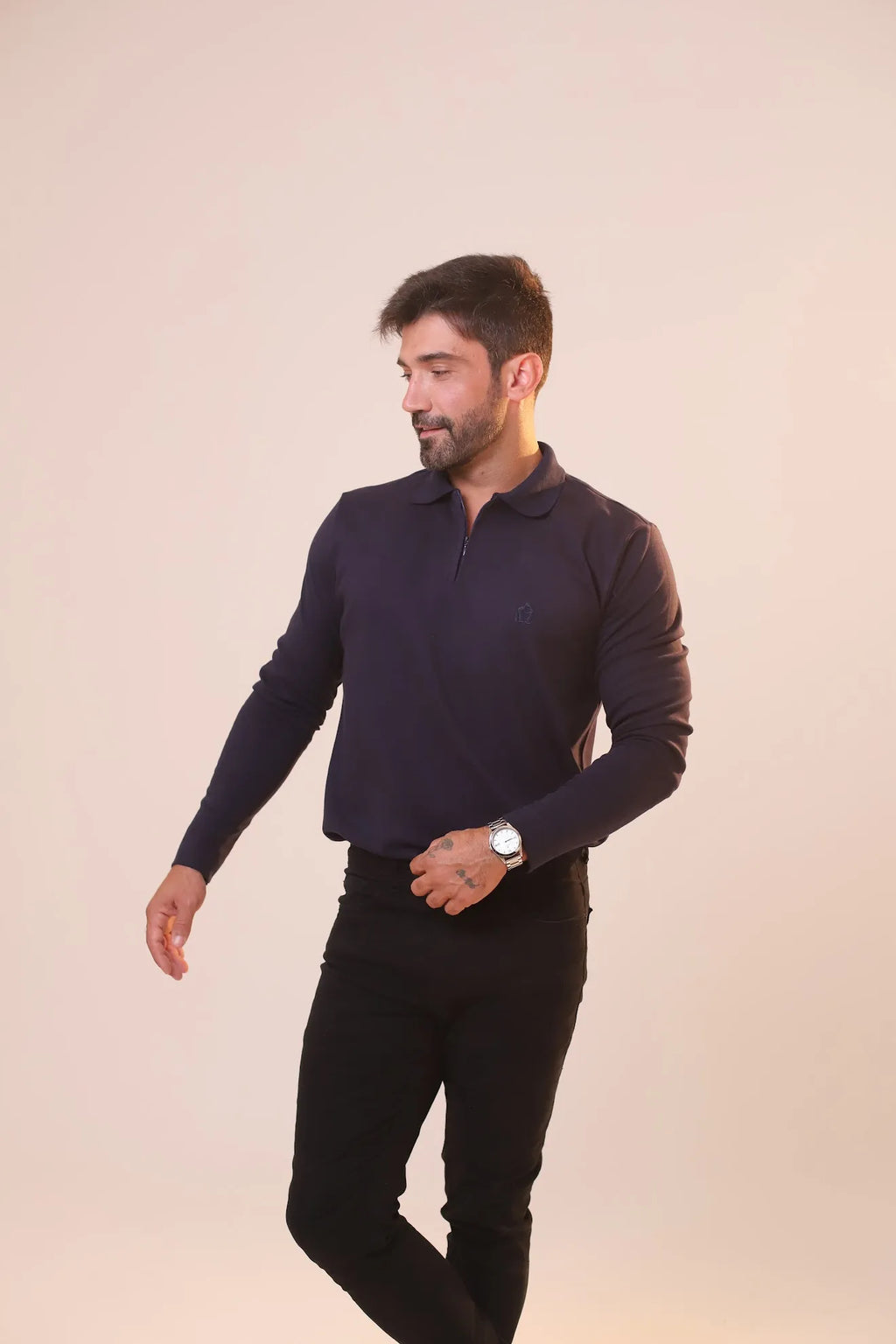 Camiseta Polo Essência Manga Longa