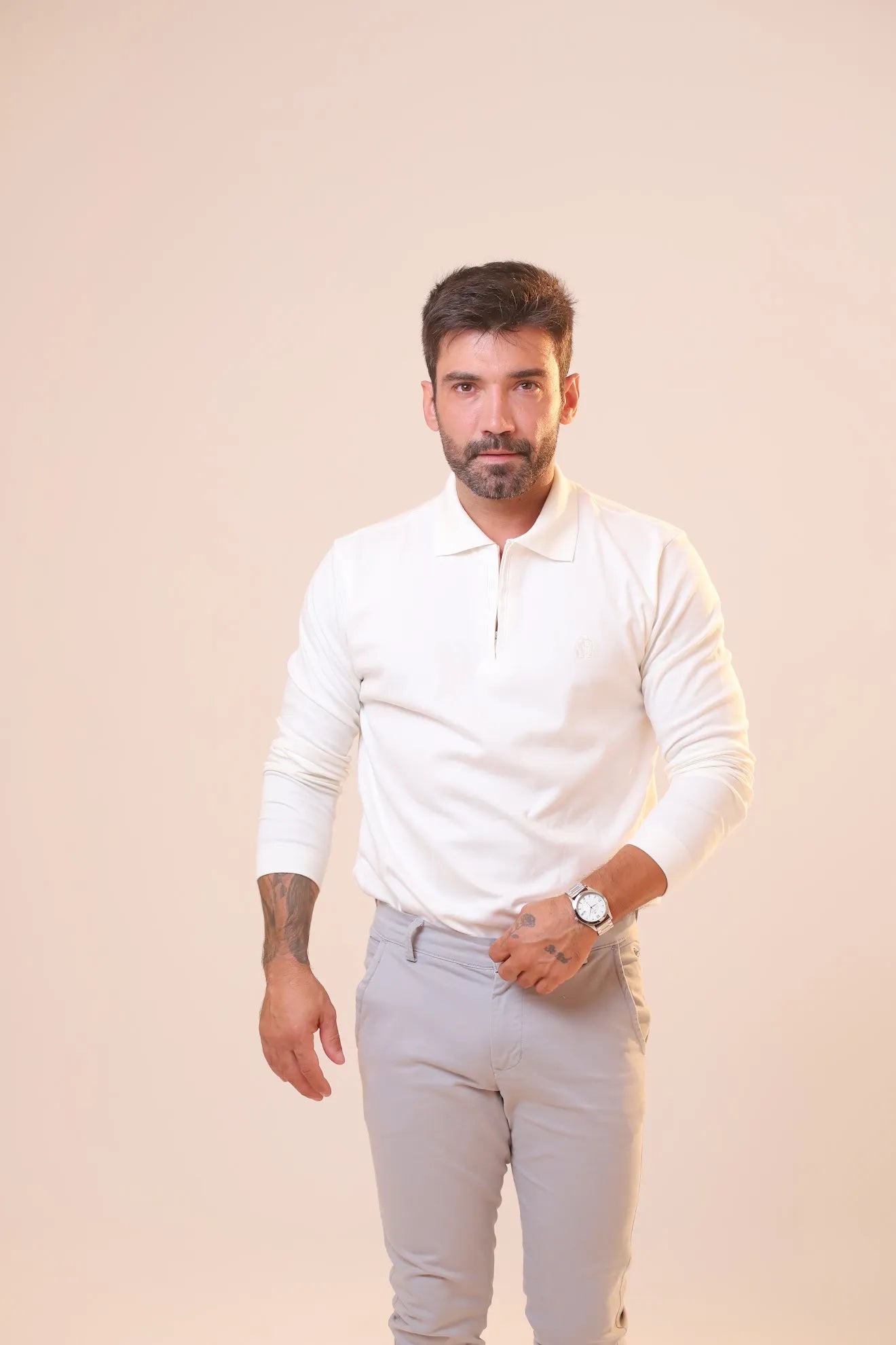 Camiseta Polo Essência Manga Longa
